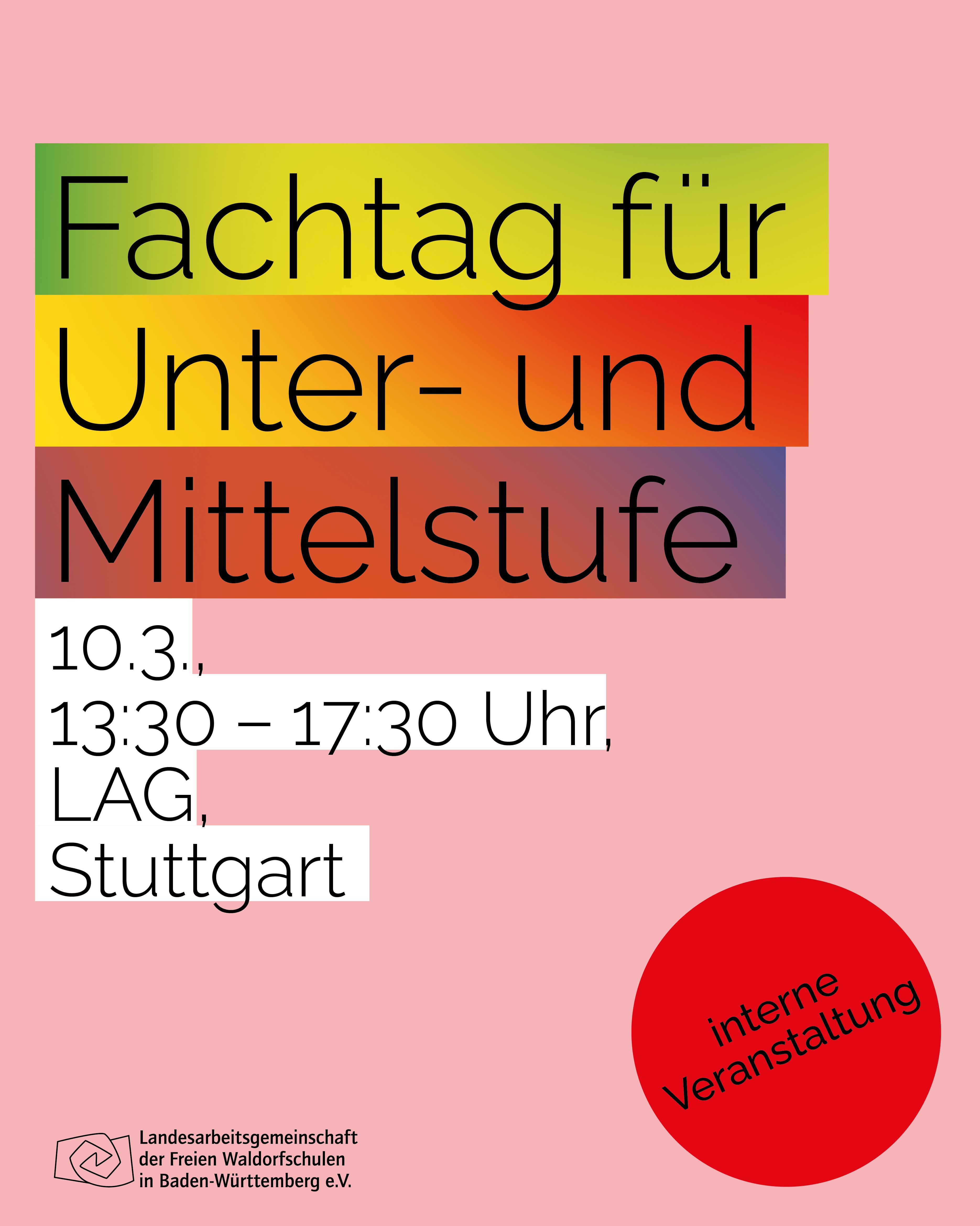 Fachtag für Unter- und Mittelstufe