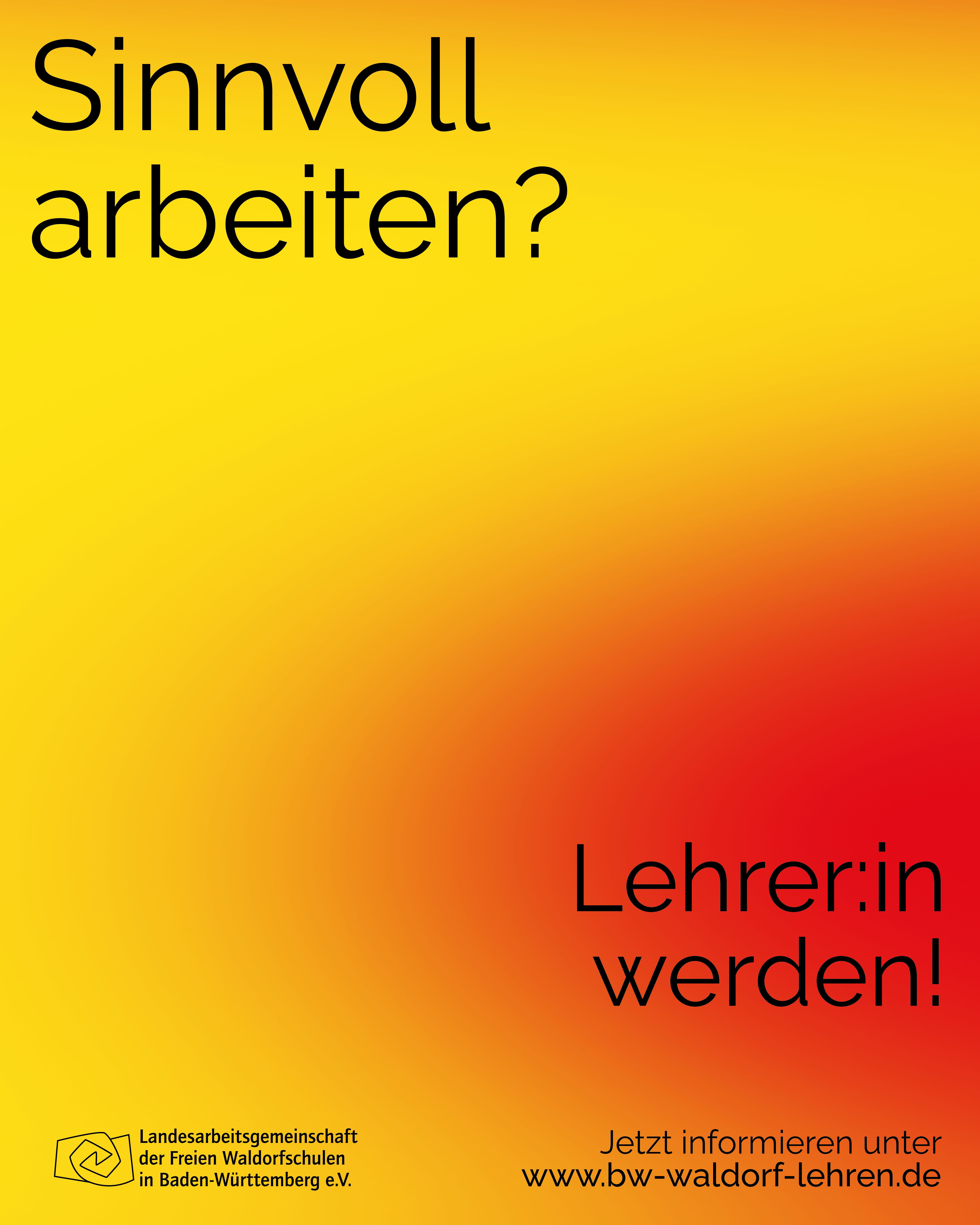 Kampagne Lehrer_innengewinnung, Sinnvoll arbeiten