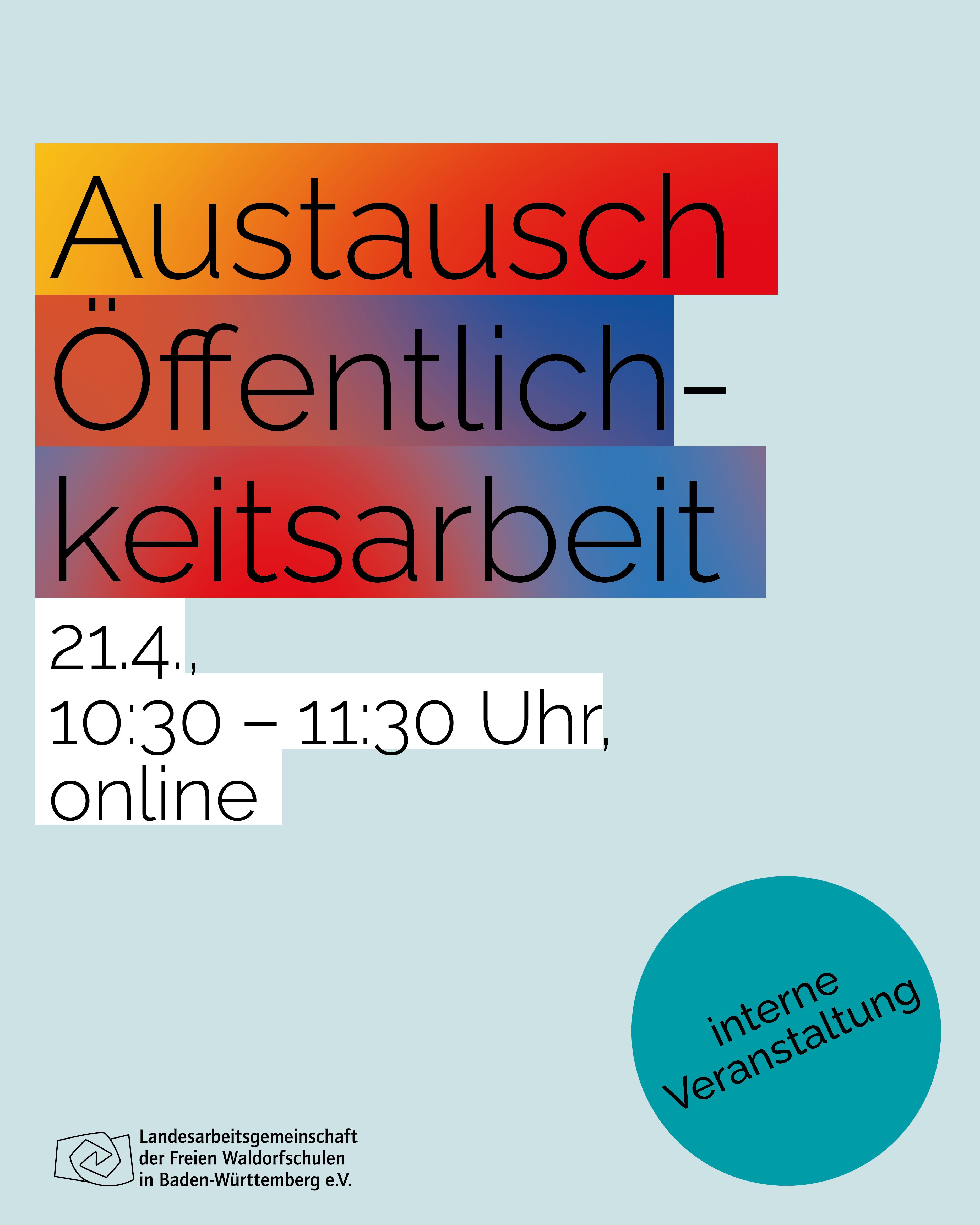 Austausch Öffentlichkeitsarbeit