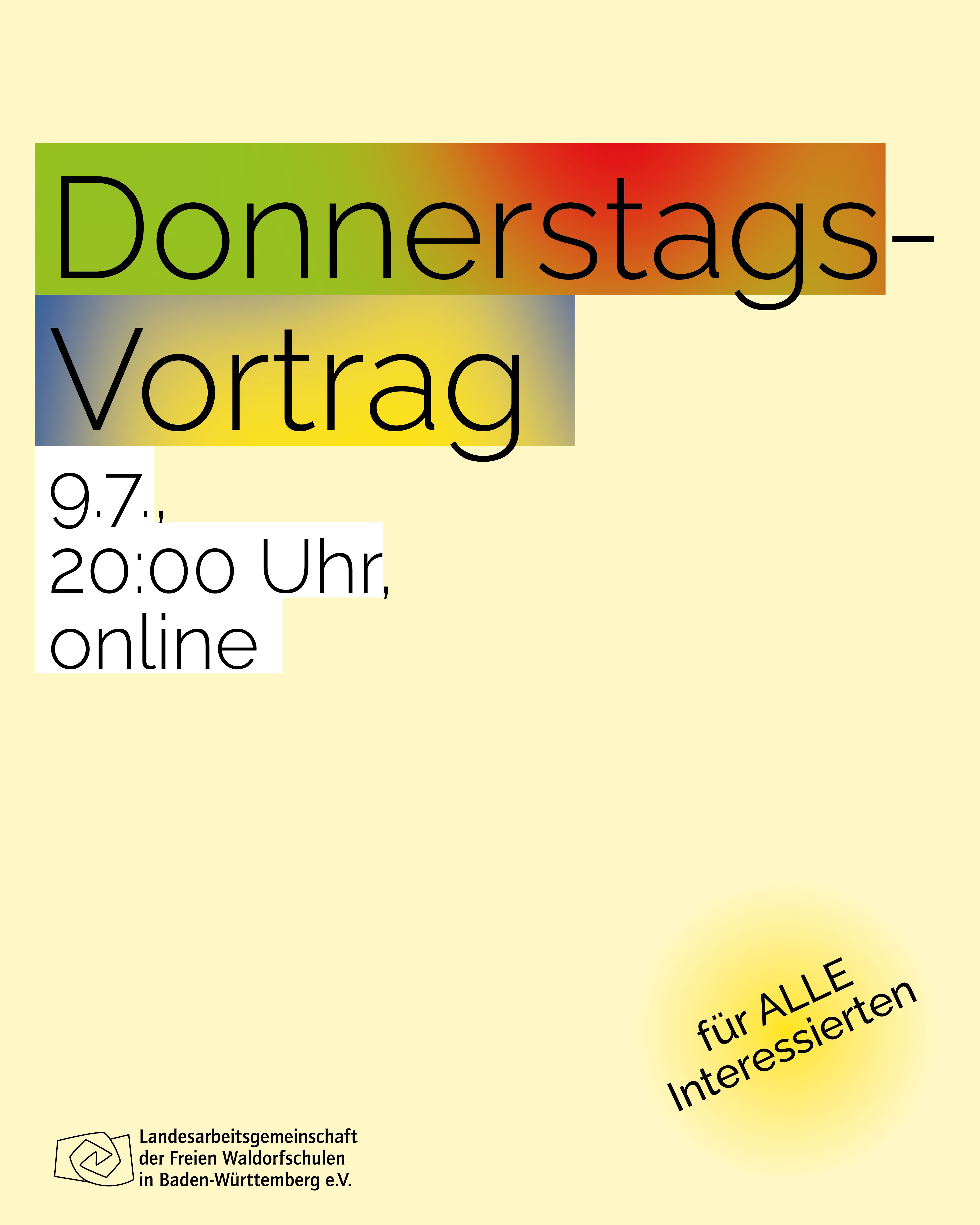 Donnerstags-Vortrag