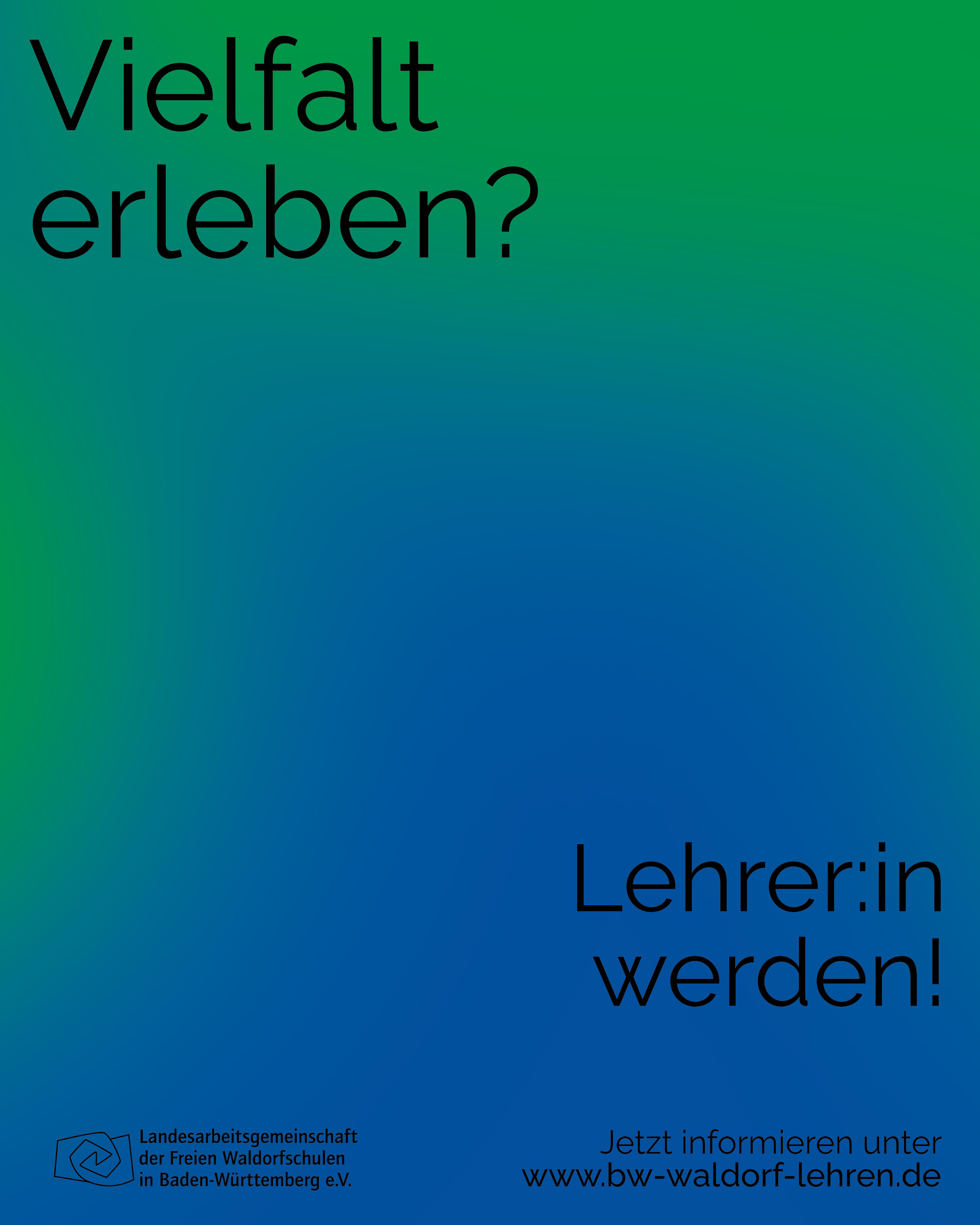 Kampagne Lehrer_innengewinnung, Vielfalt erleben