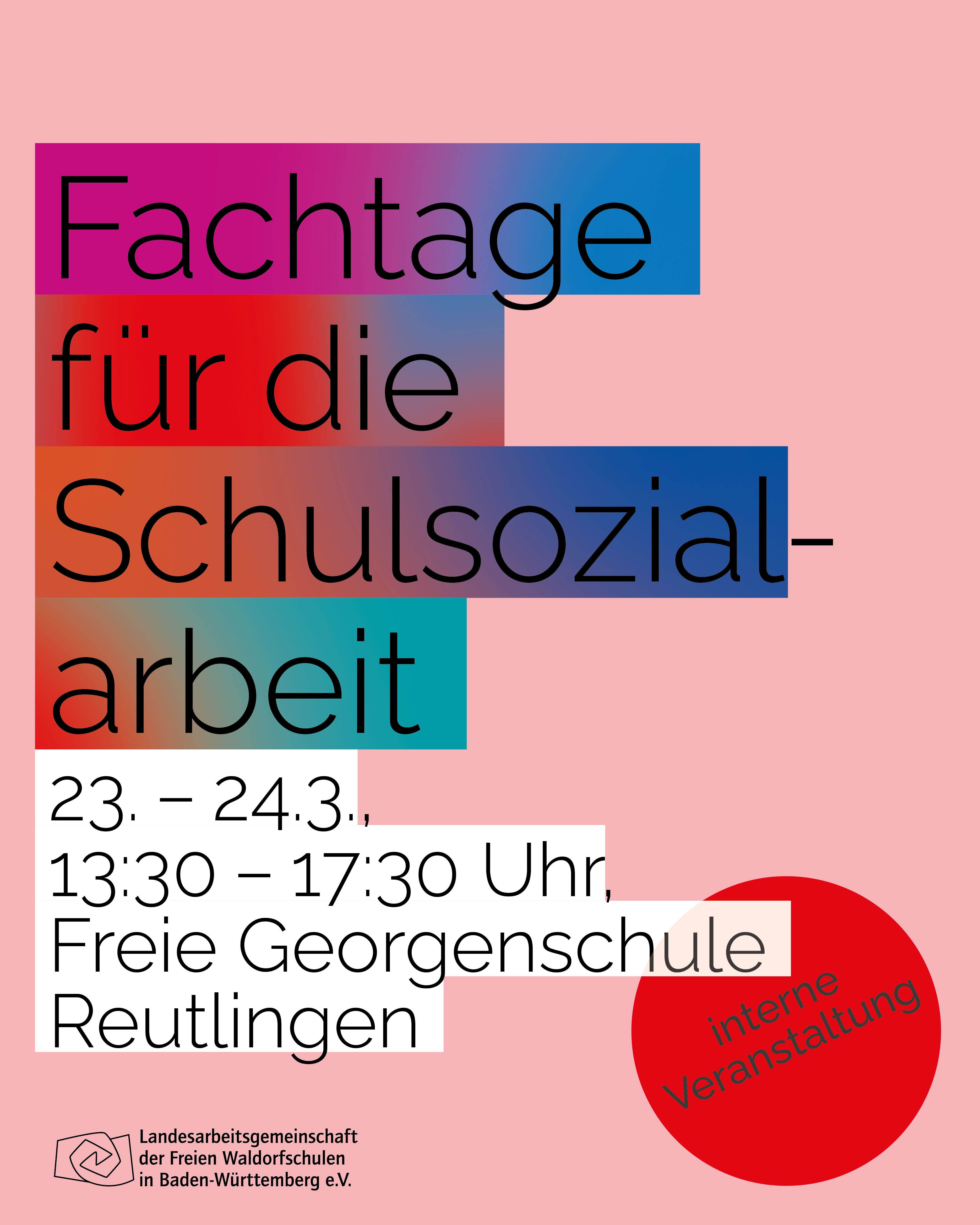 Fachtage für die Schulsozialarbeit