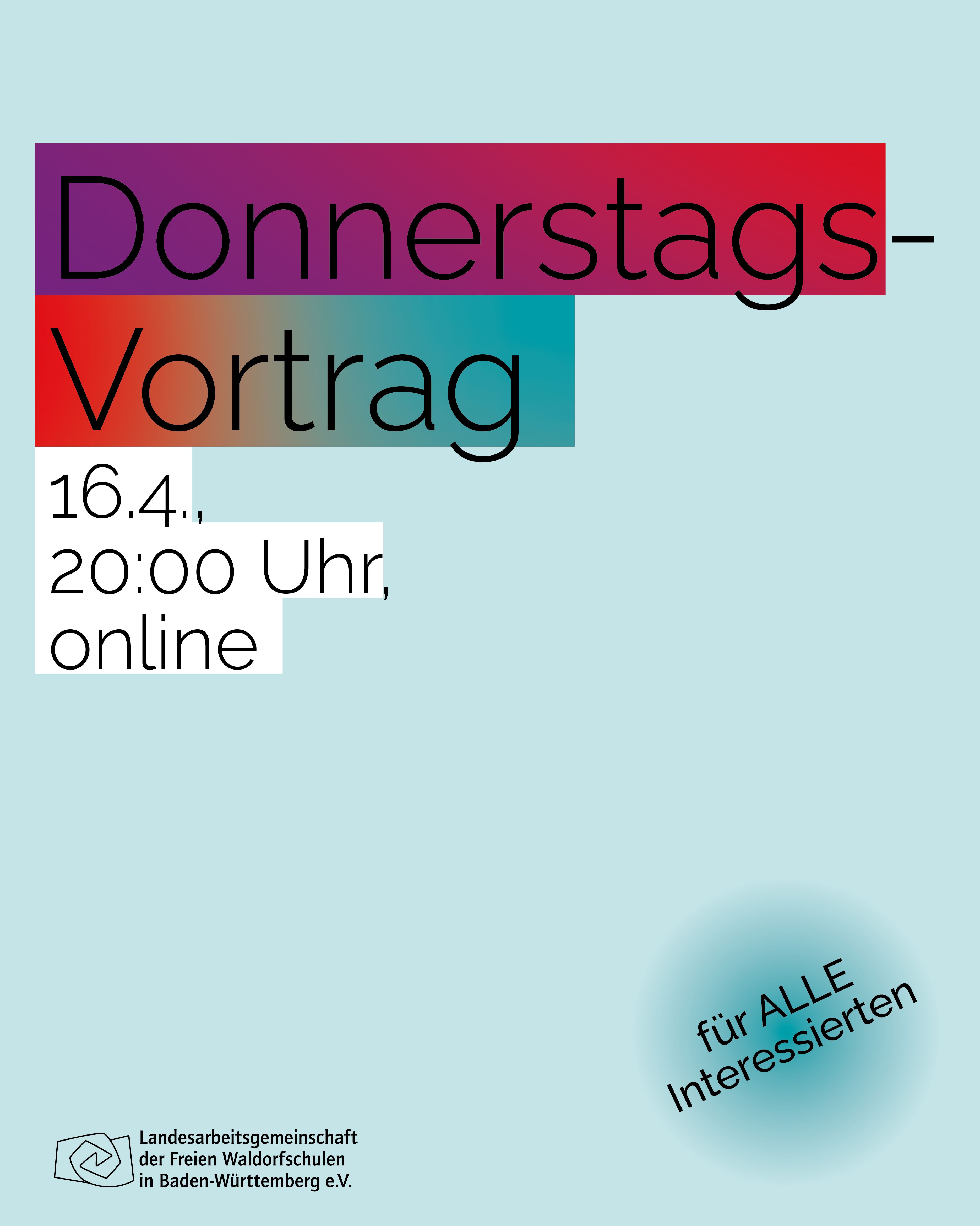 Donnerstags-Vortrag