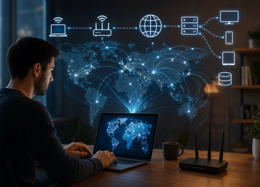 How the Internet Actually Works (Explained Simply)