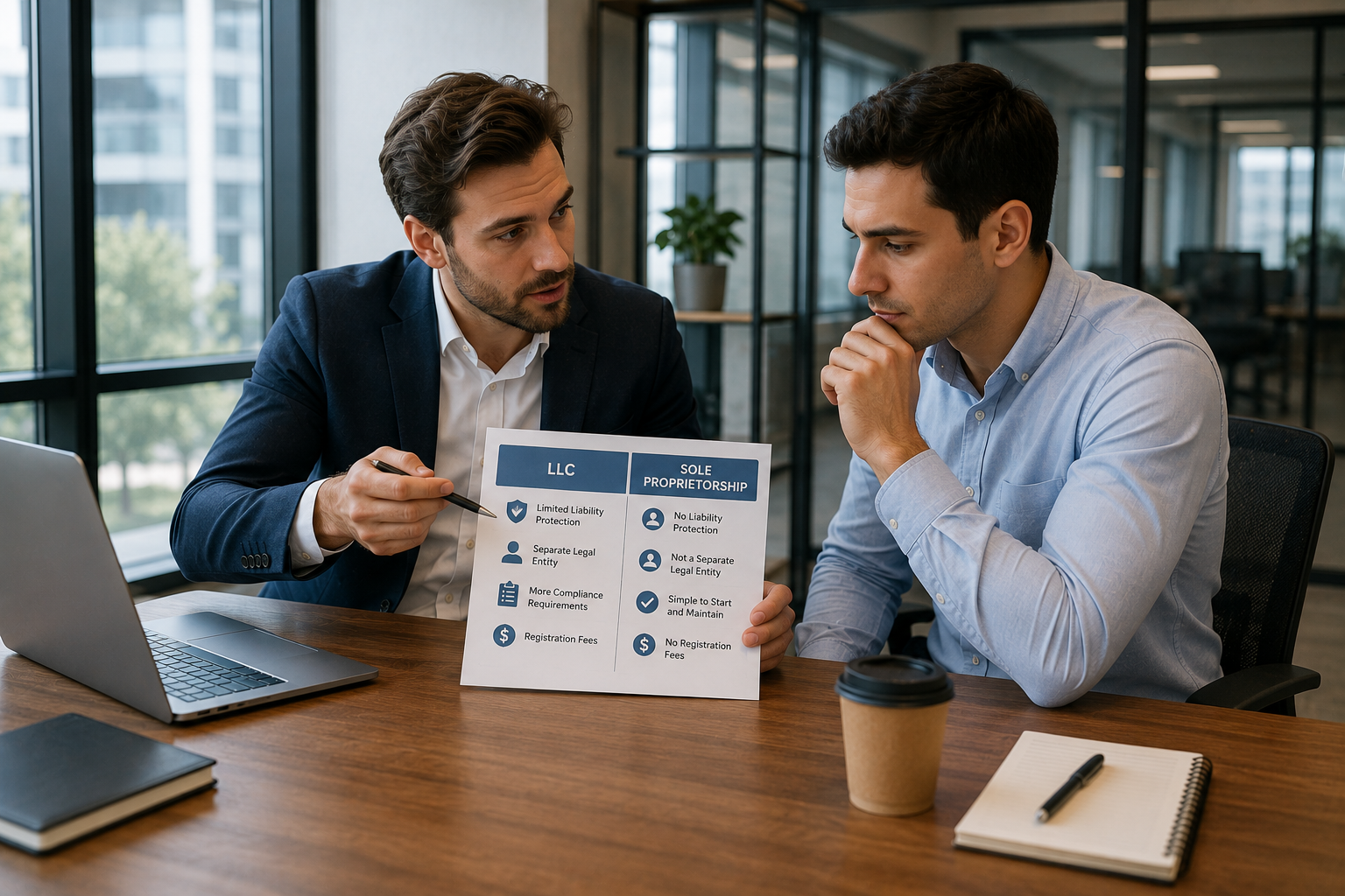 The Real Difference Between an LLC and a Sole Proprietorship