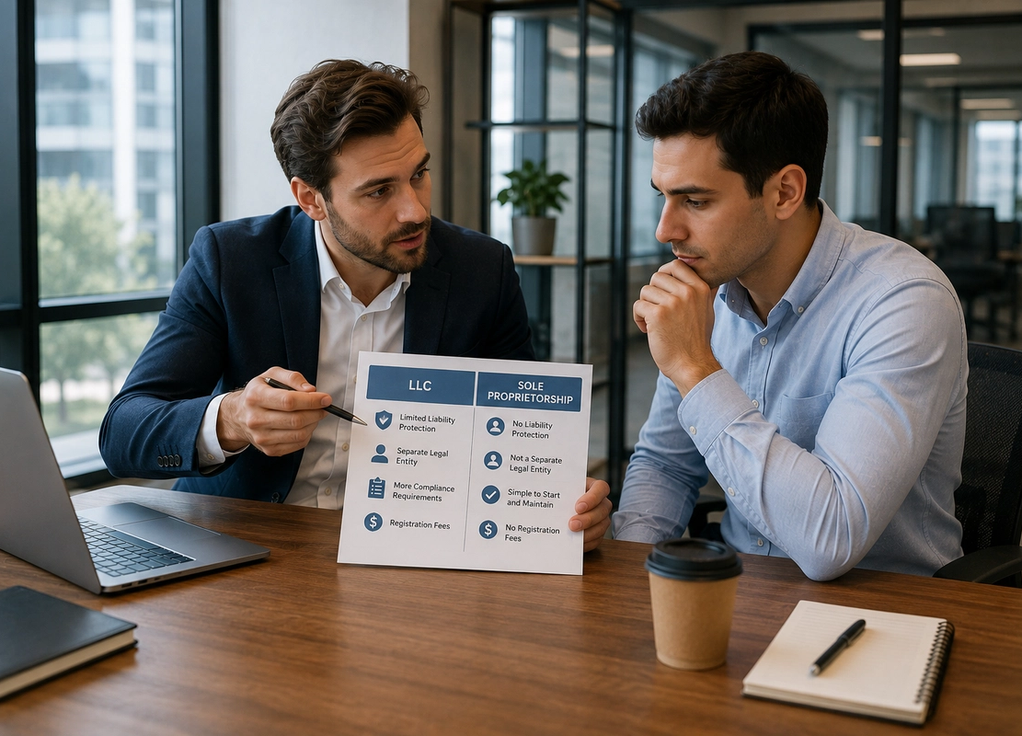 The Real Difference Between an LLC and a Sole Proprietorship