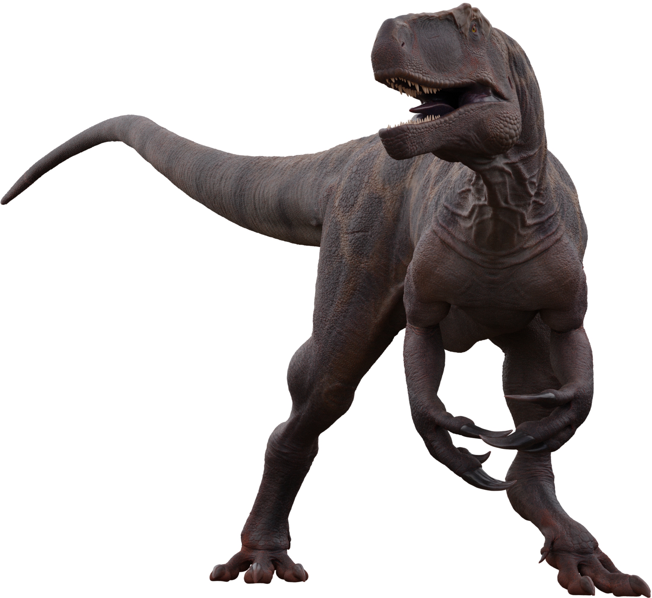 Accurate image of Marshosaurus with 360 view