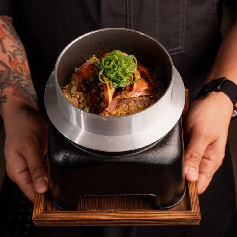 OTORO + FOIE GRAS KAMAMESHI