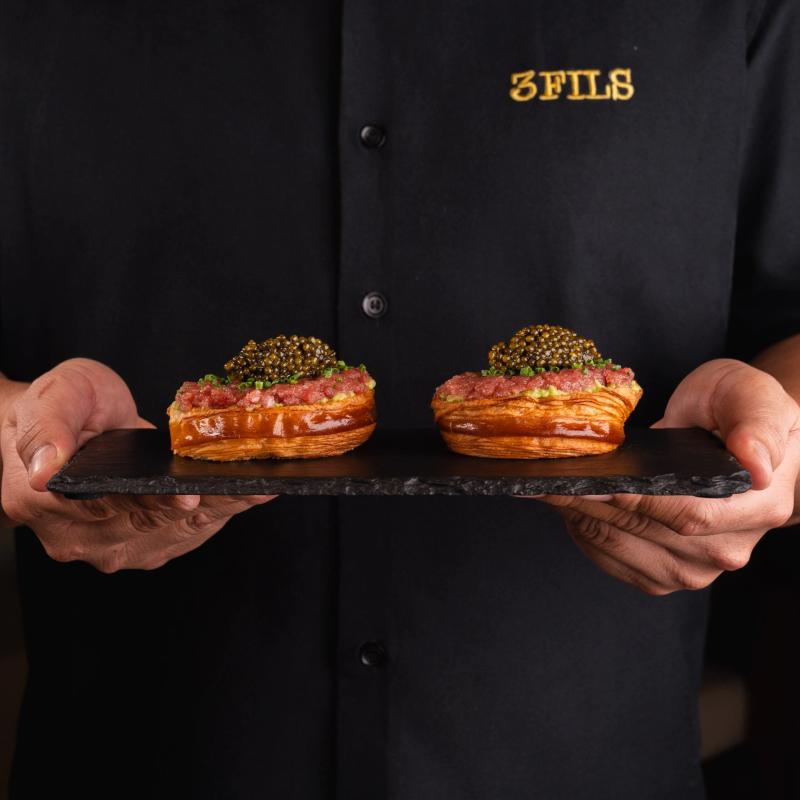 TORO CROISSANT + CAVIAR