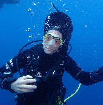 Pascal Khair en plongée