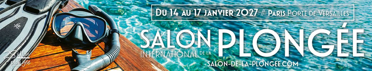 Salon international de la plongée, du 14 au 17 janvier 2027 à Paris Porte de Versailles