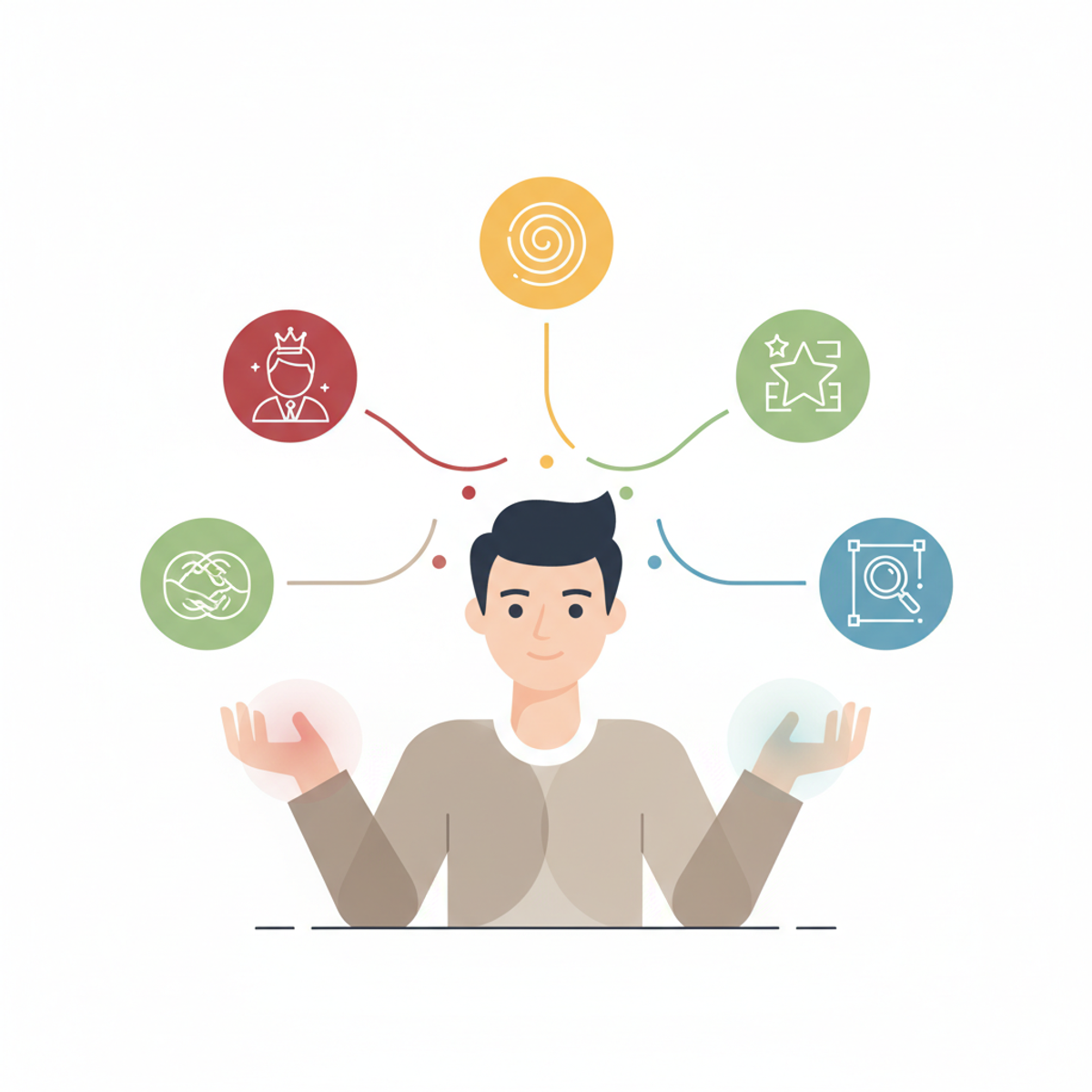 Entrevistador adaptando su comunicación a diferentes perfiles de candidatos