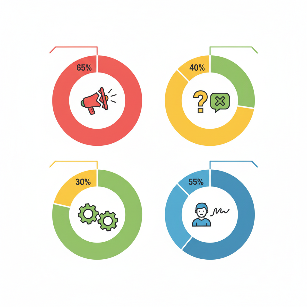 Ilustración del artículo: Errores de comunicación en el trabajo y cómo evitarlos según DISC