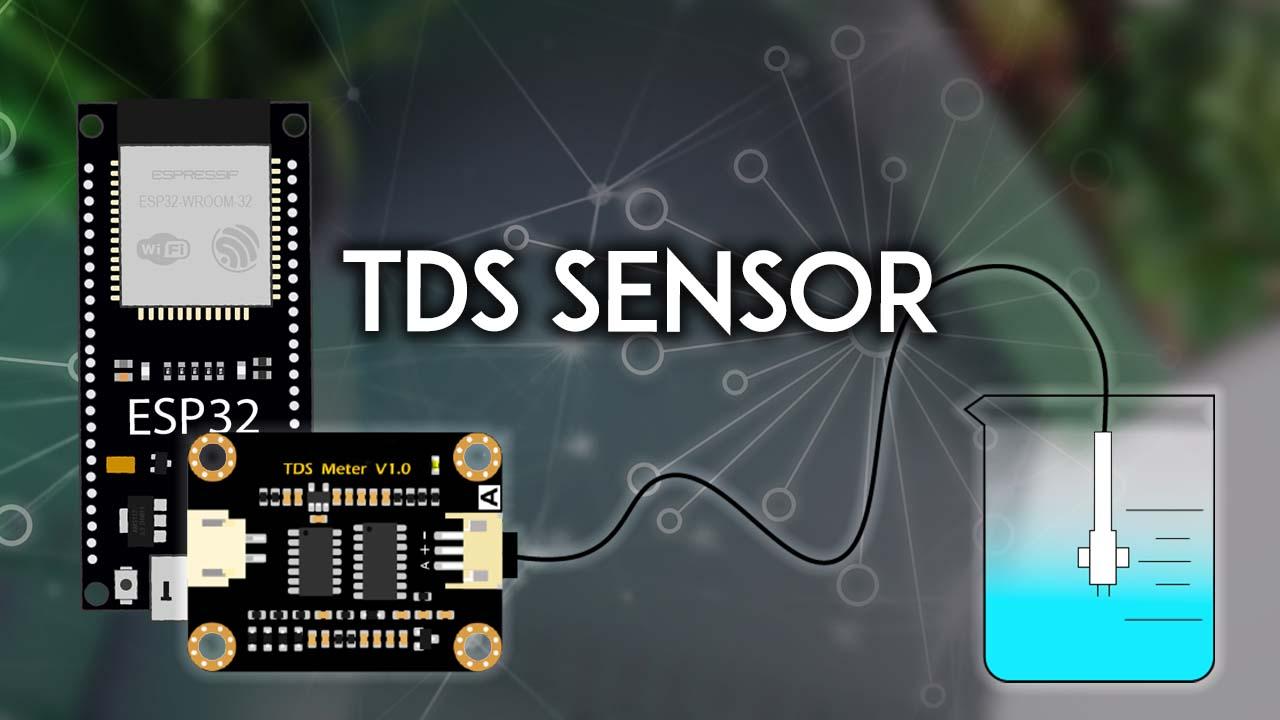 ESP32 + TDS senzor (měření kvality vody)