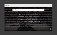 Searching for a name