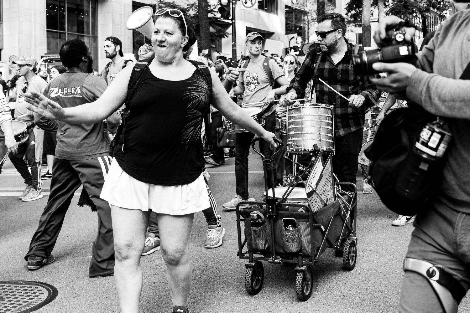 Manifestants, Montréal