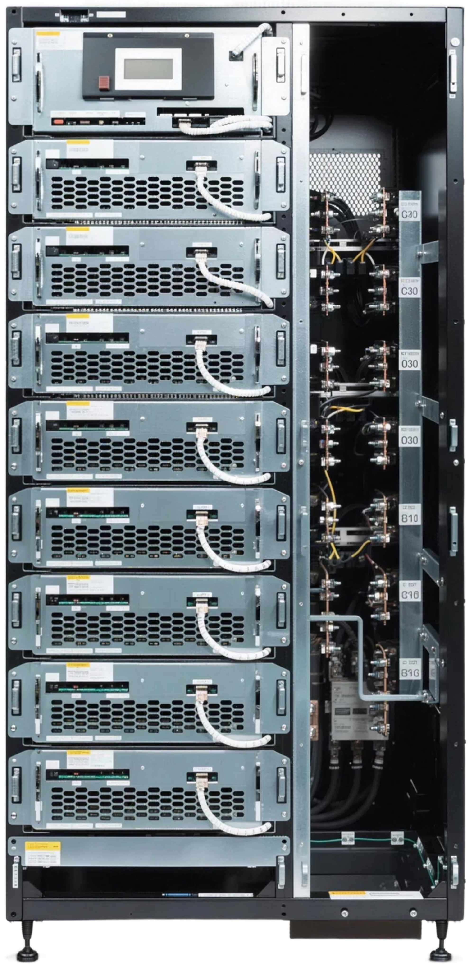Interior del UPS 1100B con sus módulos