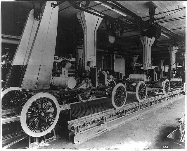 Highland Park chassis line, ca. 1913