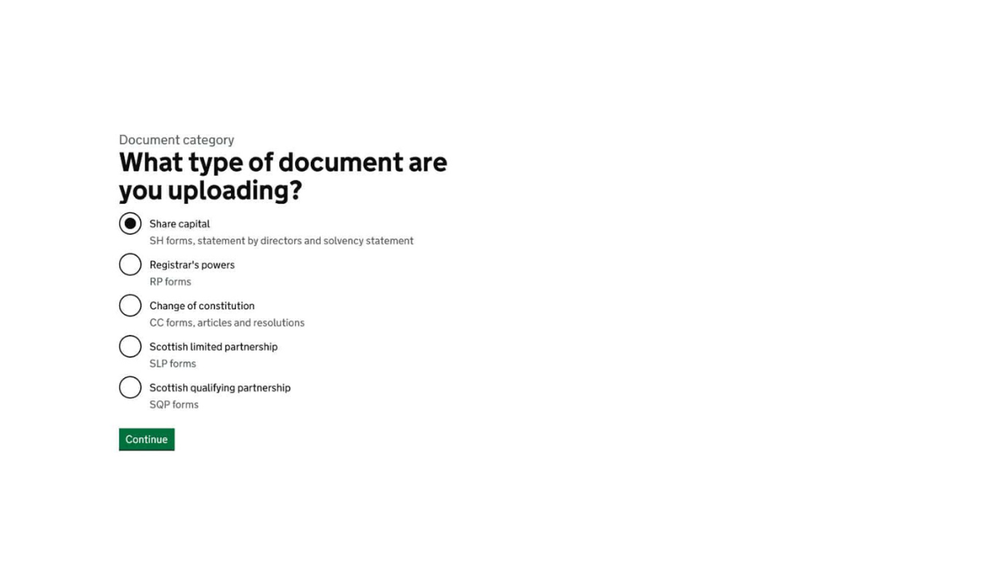 Guide to Uploading Document to Companies House