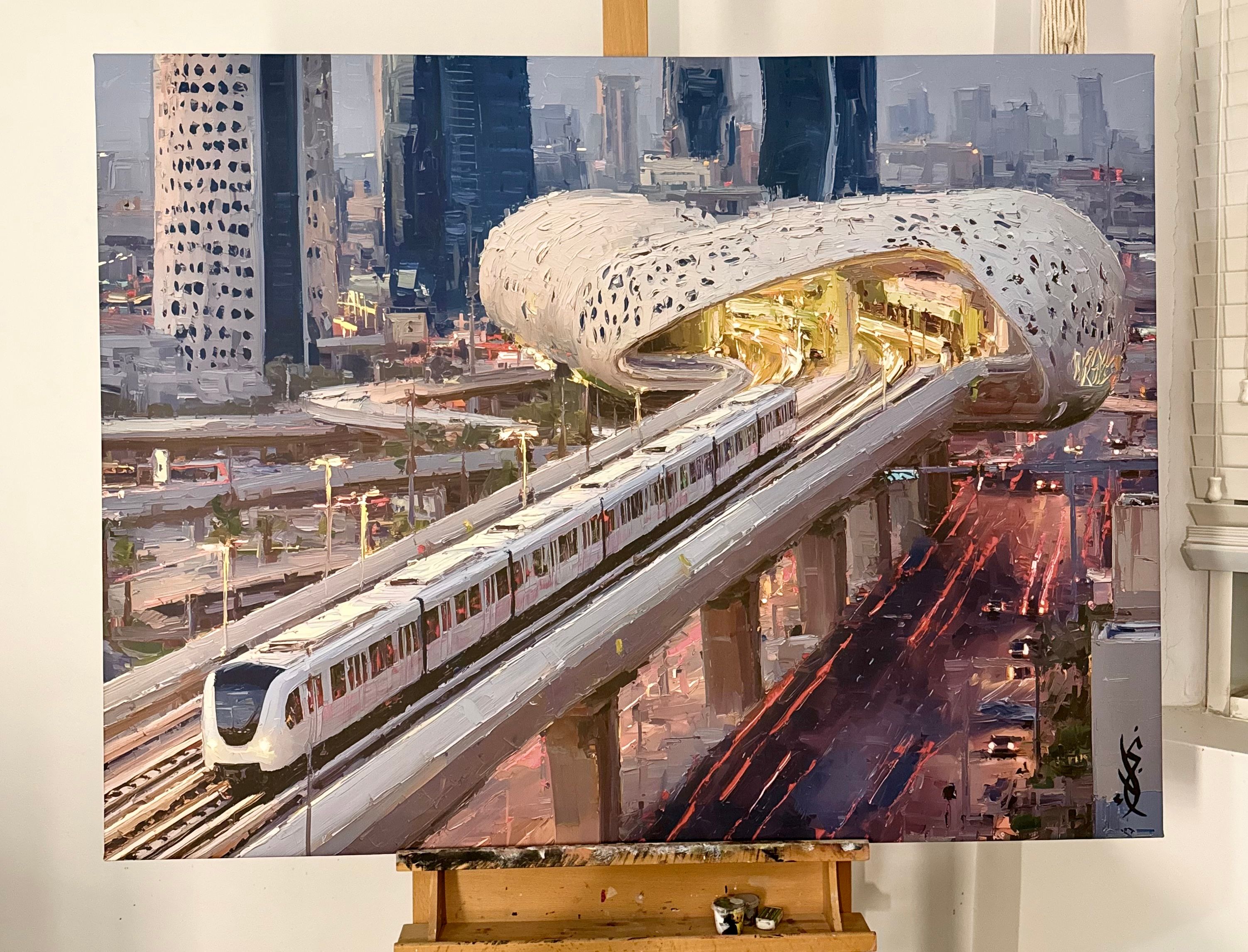 الرياض مع الغروب
