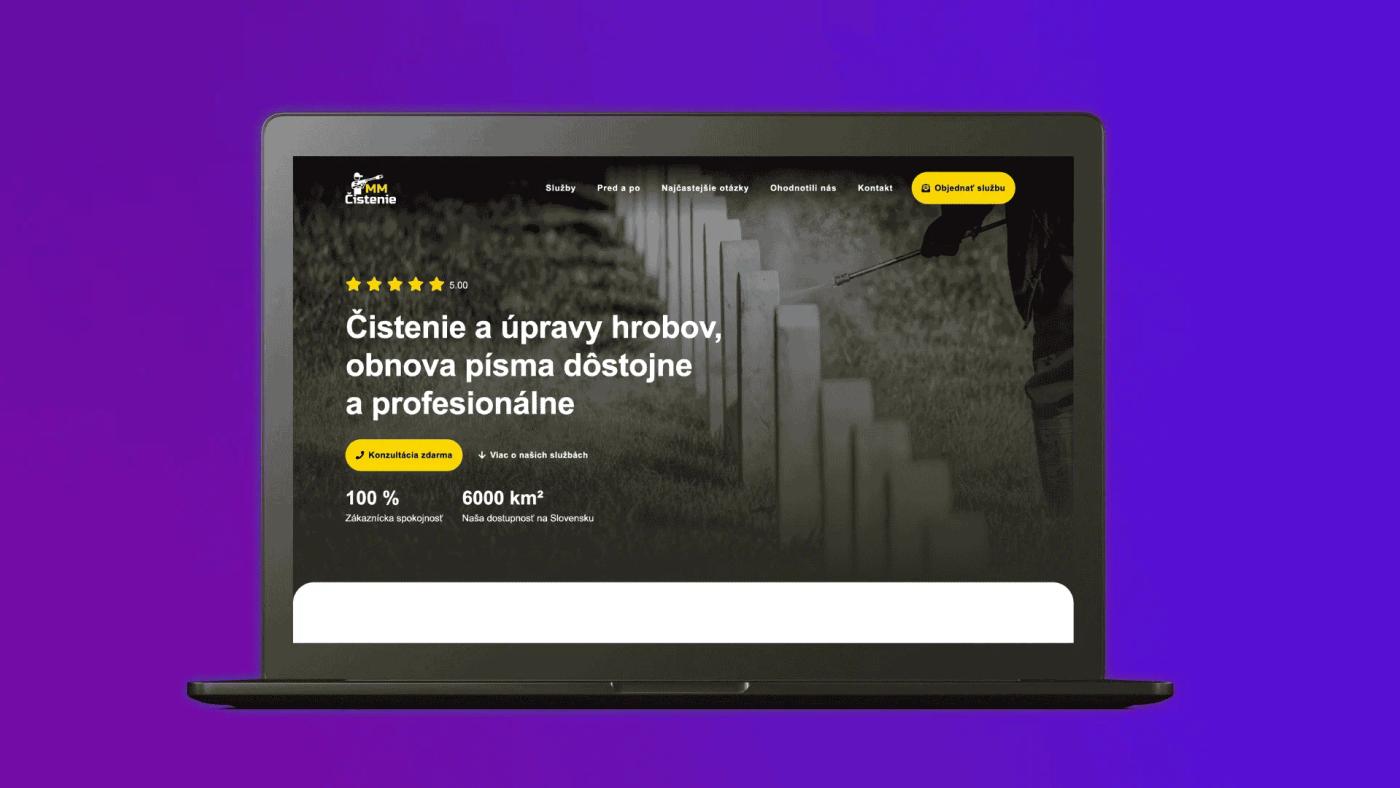 Ukážka webu MM Čistenie