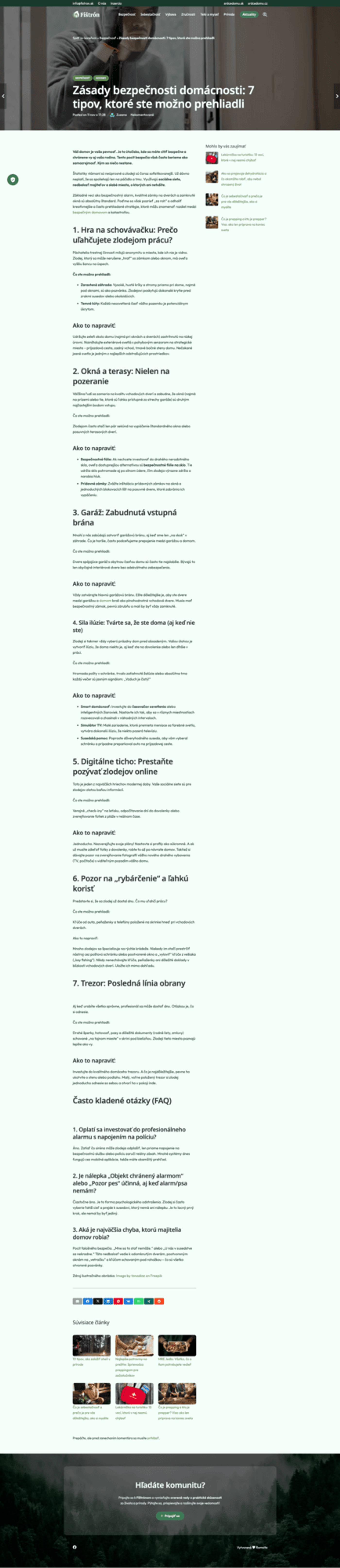 Náhľad článku na magazíne Fištrón