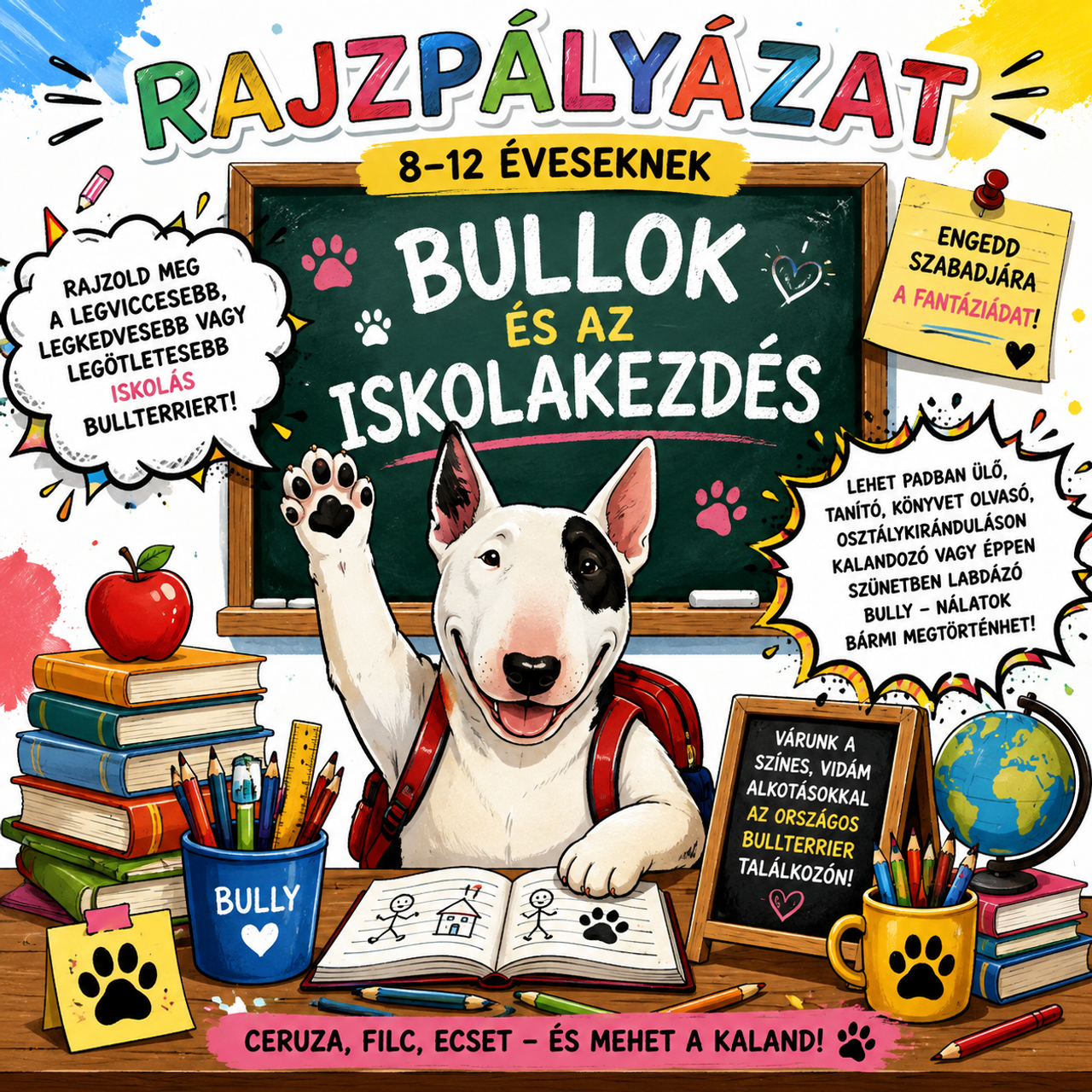Rajzpályázat 8-12 éves Gyerekek Részére ! 