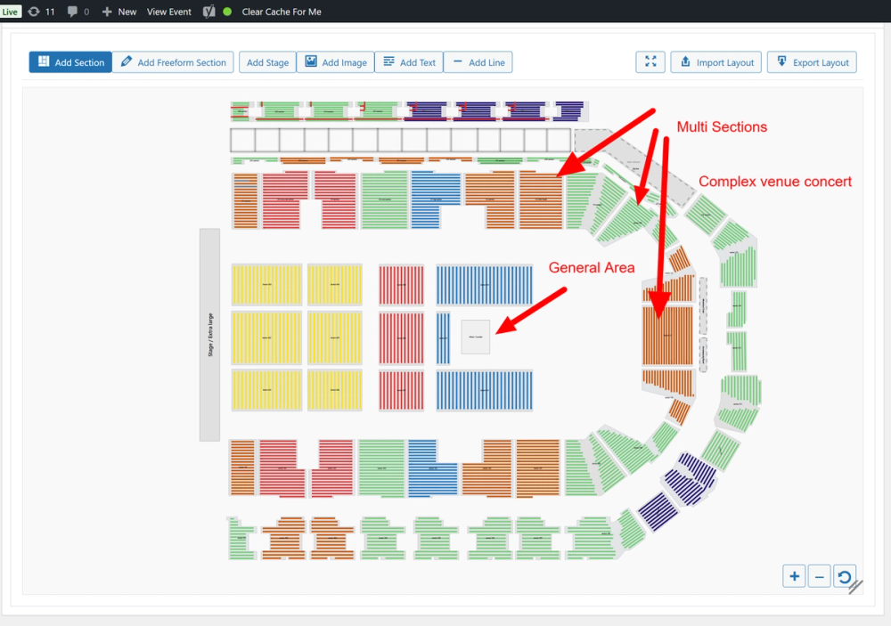 image of Live Event Seating image of Live Event Seating