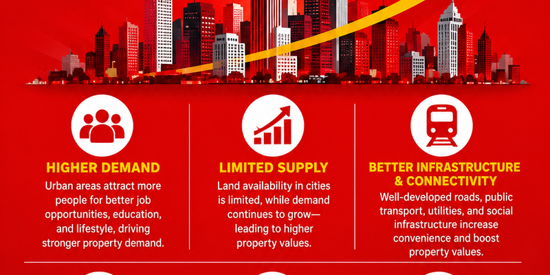 Why Property Appreciation Is Higher In Urban Areas 