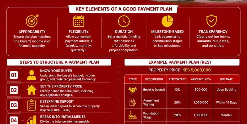 How To Structure Payment Plan For Property Buyers