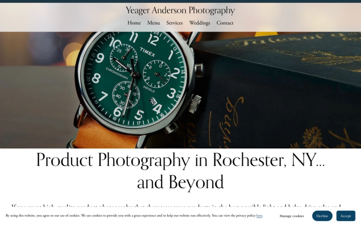 Yeager Anderson Photography - Product Photography Studio