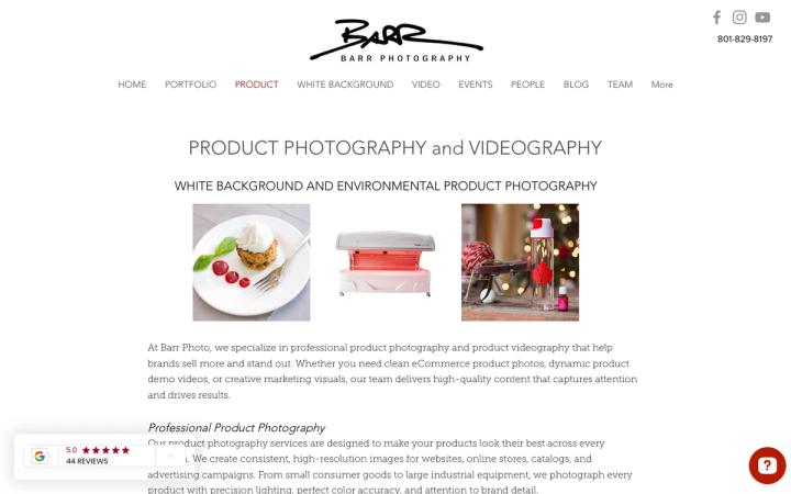 Barr Photography - Product Photography Studio