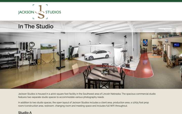 Jackson Studios - Product Photography Studio