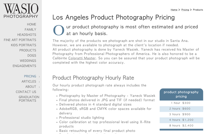 WASIO Photography - Product Photography Studio