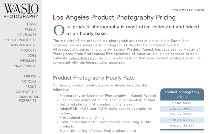 WASIO Photography - Product Photography Studio