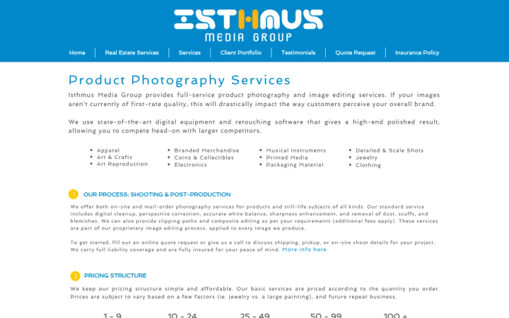 Isthmus Media Group LLC - Product Photography Studio
