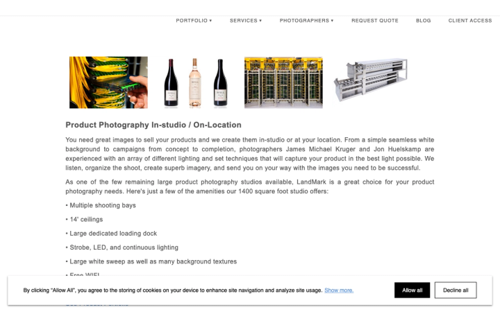 LandMark Photography - Product Photography Studio