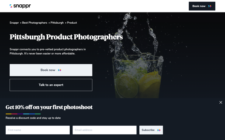 Snappr Pittsburgh Product Photographers - Product Photography Studio
