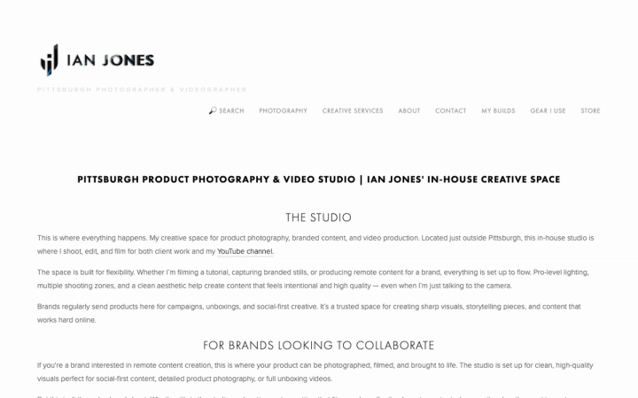 Ian Jones | ISJDESIGNS - Product Photography Studio