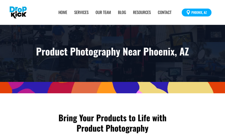 Dropkick - Product Photography Studio