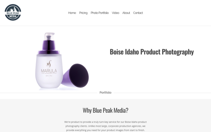 Blue Peak Media - Product Photography Studio