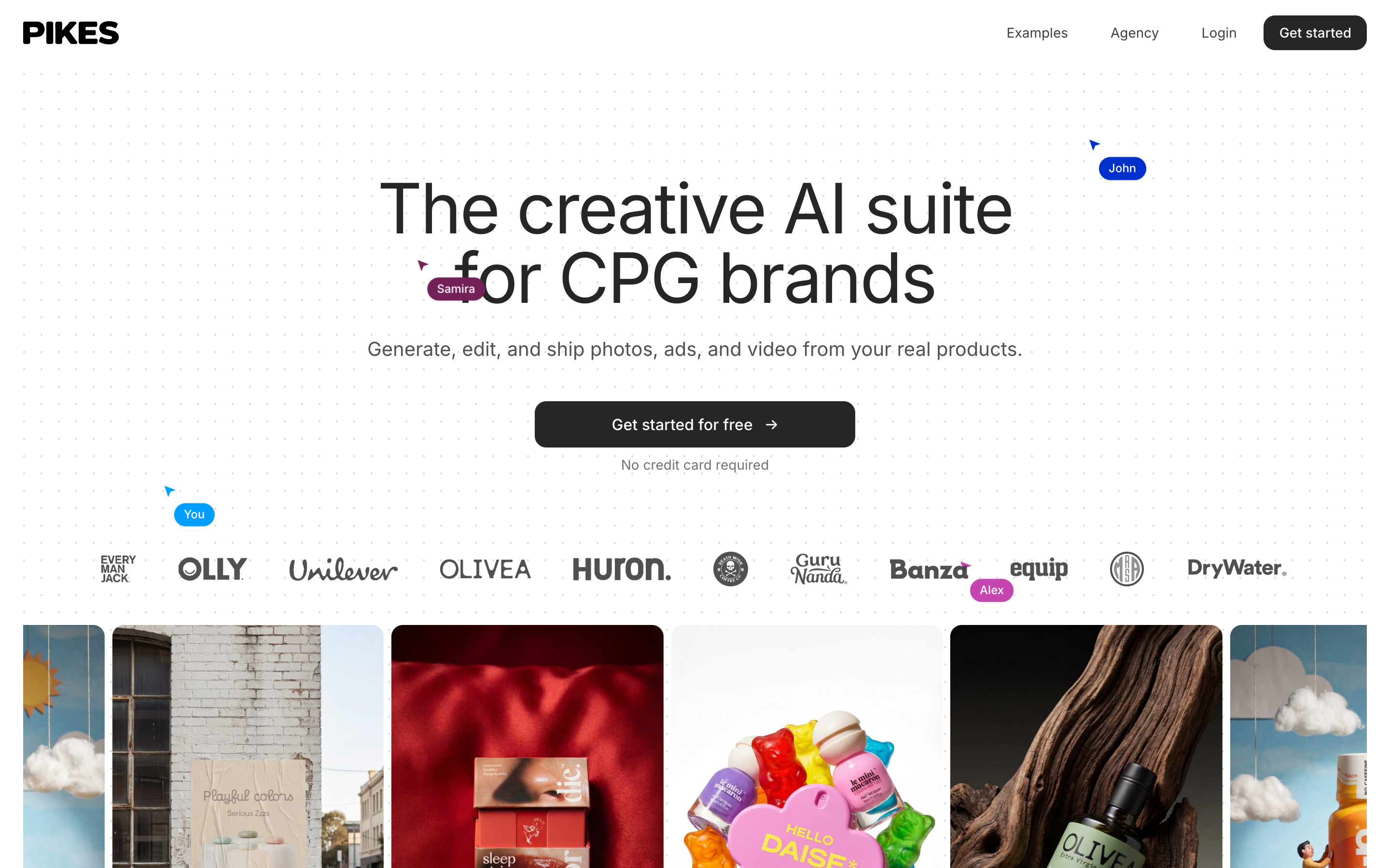 The Pikes AI homepage