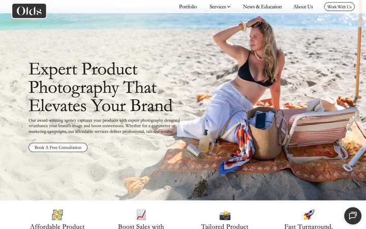 Olds Creative Agency - Product Photography Studio