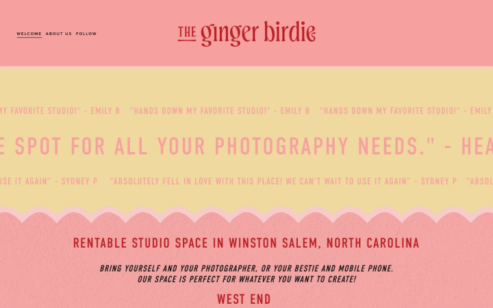 THEGINGERBIRDIE Studios - Product Photography Studio
