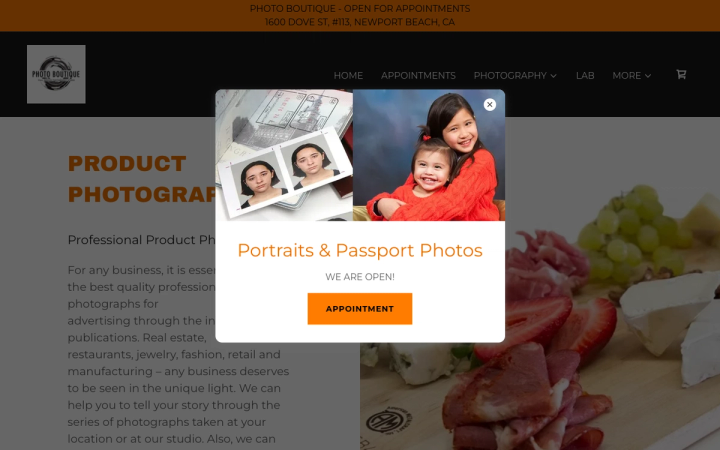 Irvine Photo Boutique - Product Photography Studio