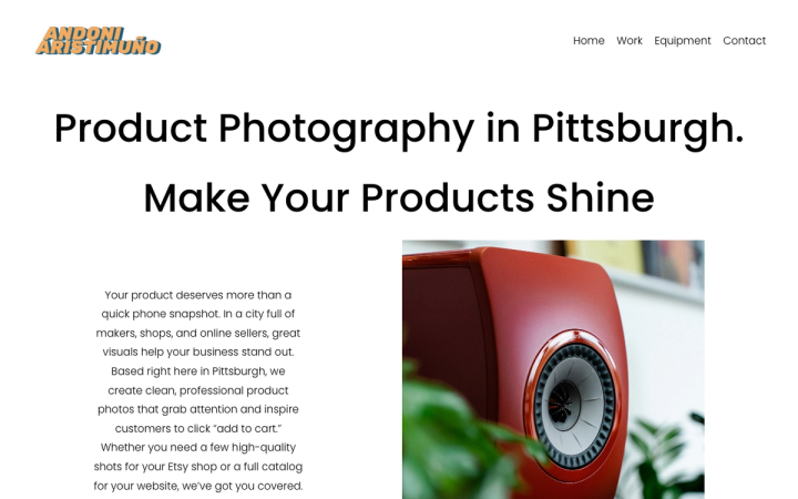 Andoni Aristimuño Photography - Product Photography Studio