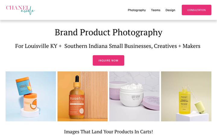 Chanel Nicole Co. - Product Photography Studio
