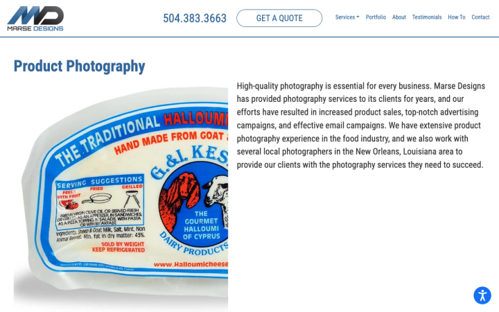 Marse Designs LLC - Product Photography Studio