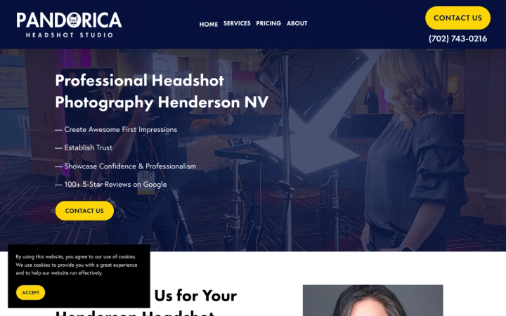 Pandorica Headshot Studio - Product Photography Studio