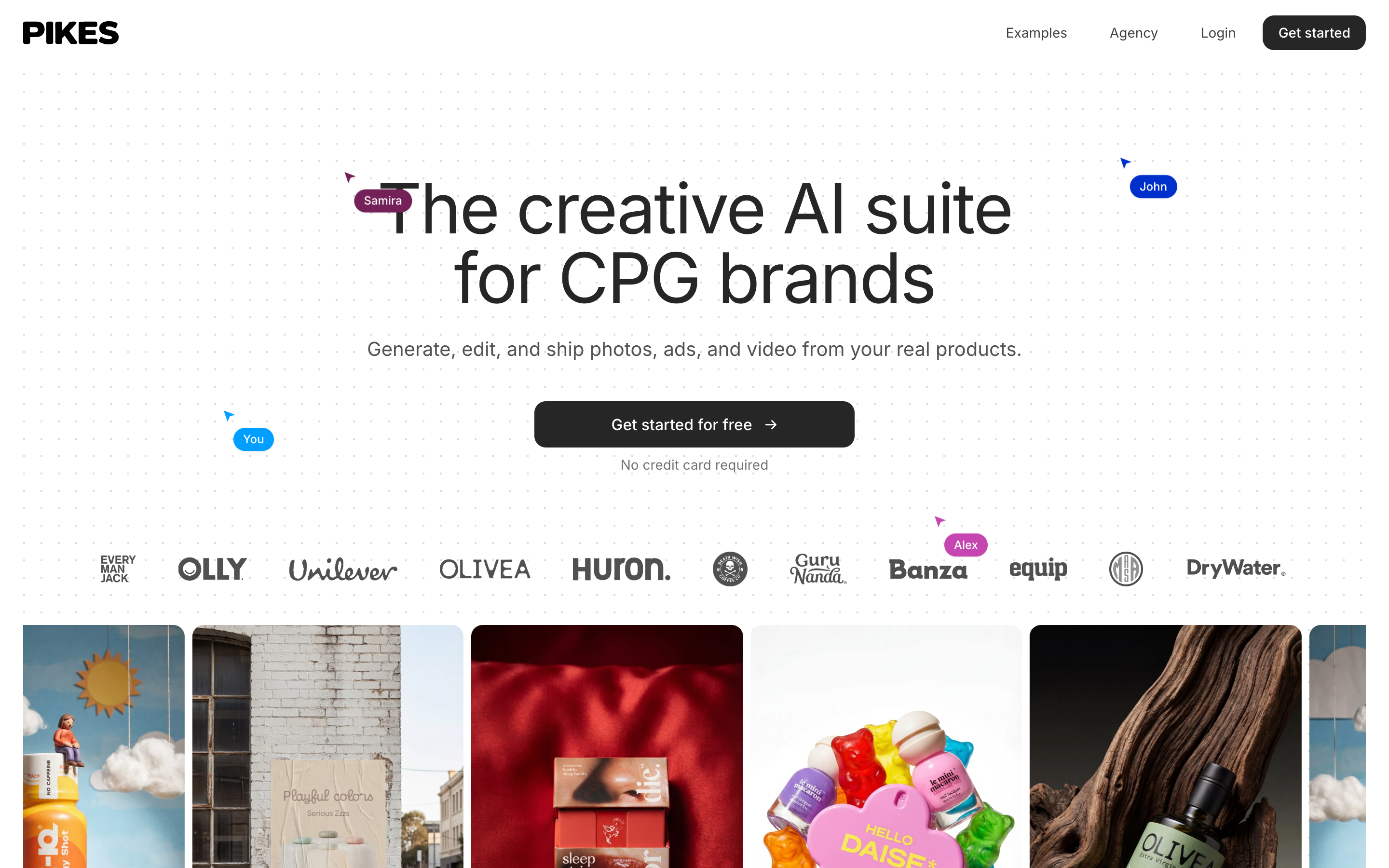The Pikes AI homepage